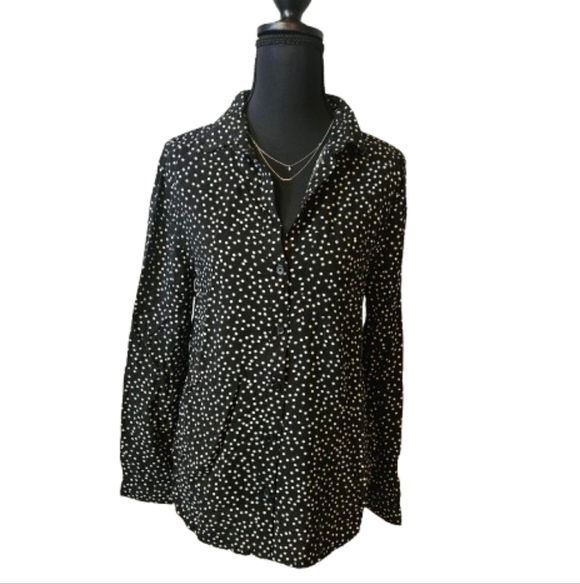 beachlunchlounge Tops - Beachlunchlounge Black Medium Womens Blouse